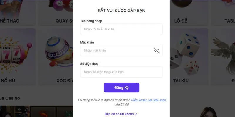 3 buoc truy cap sanh casino bin88 nhanh nhat